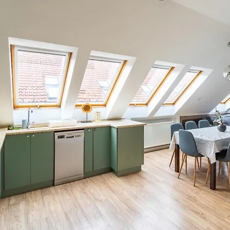 Sunny And 3-bedroom Penthouse With Garage Lägenhet Budapest