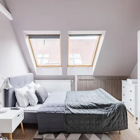 アパート Sunny And 3-bedroom Penthouse With Garage ブダペスト