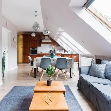 Sunny And 3-bedroom Penthouse With Garage ブダペスト