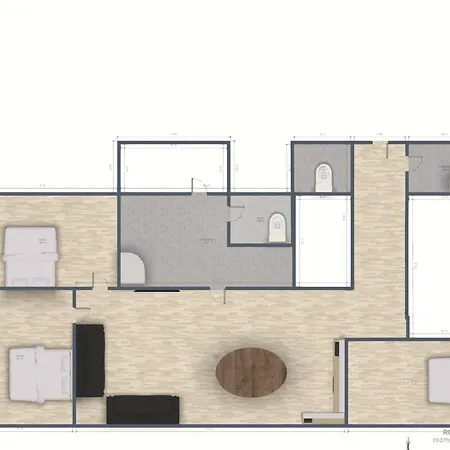 アパート Sunny And 3-bedroom Penthouse With Garage ブダペスト