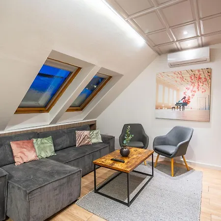 Sunny And 3-bedroom Penthouse With Garage Appartement