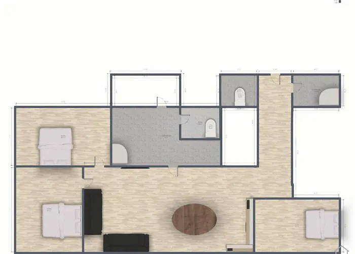 Apartmán Sunny And 3-bedroom Penthouse With Garage Budapešť